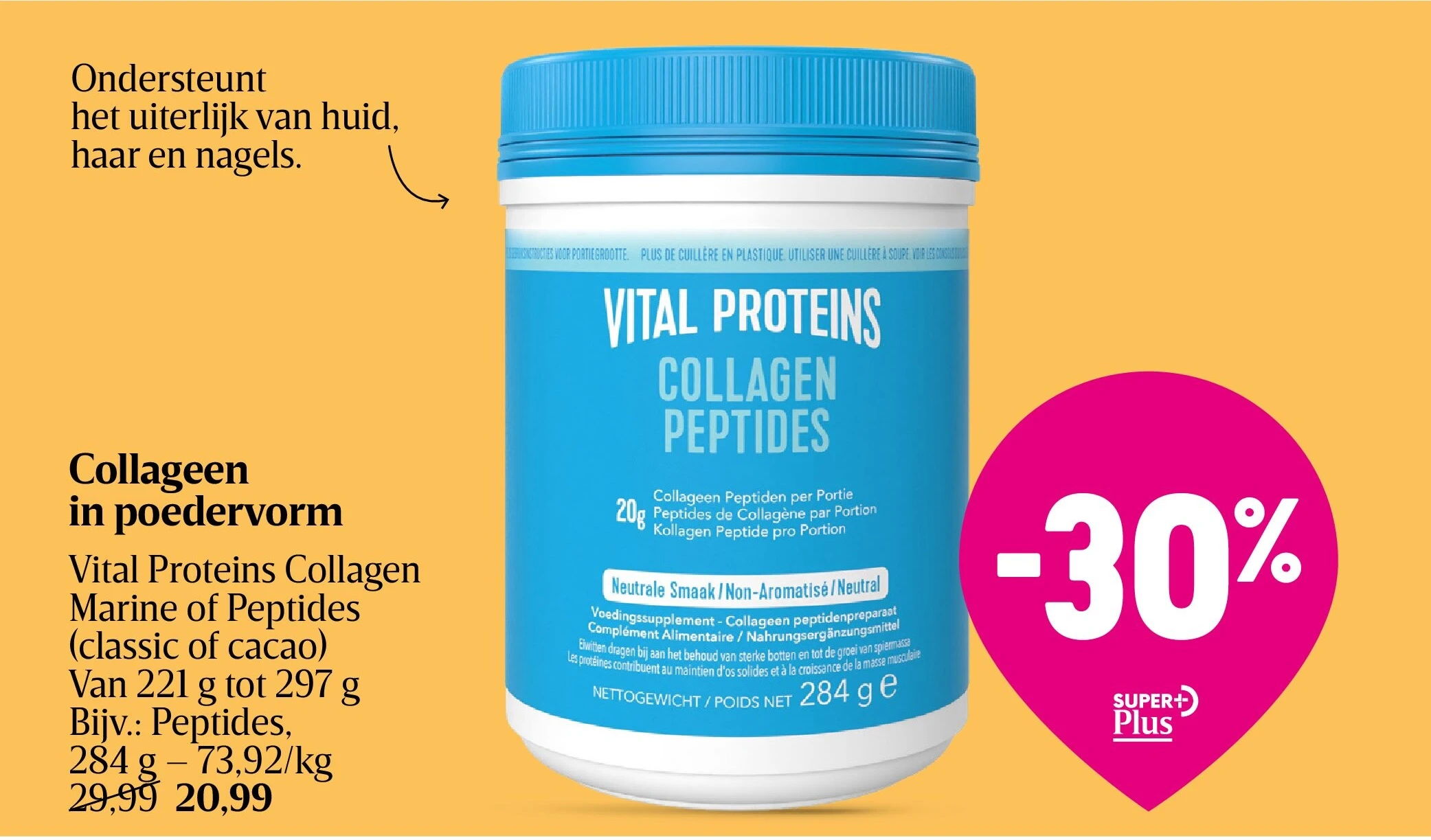 Collageen in poedervorm