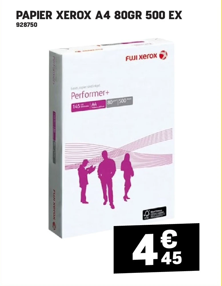 PAPIER XEROX A4 80GR 500 EX