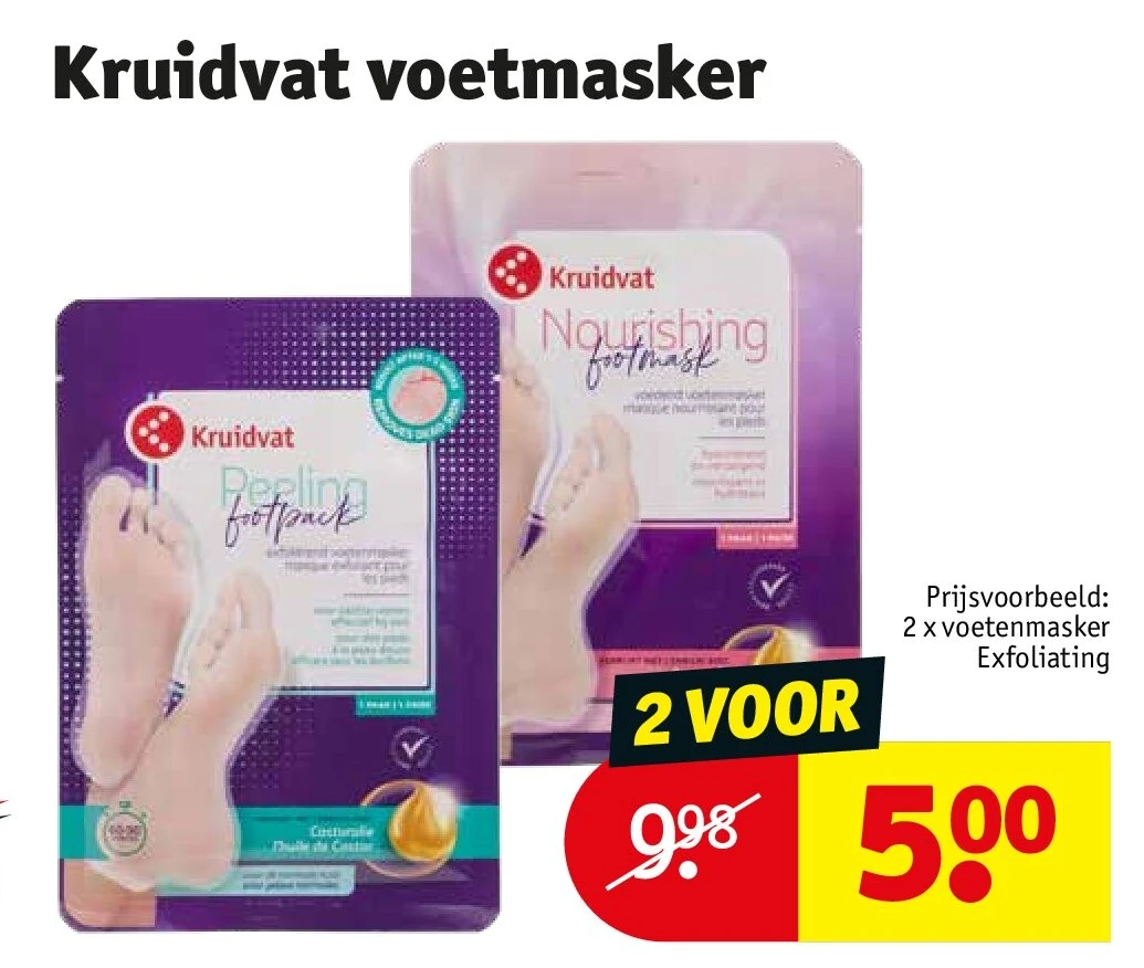 Kruidvat voetmasker