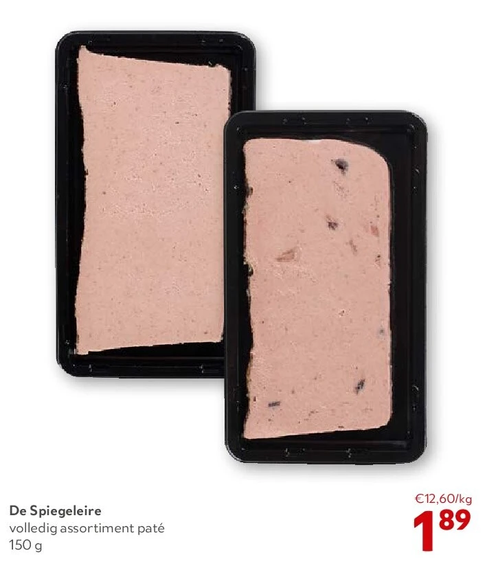 De Spiegeleire volledig assortiment paté 150 g