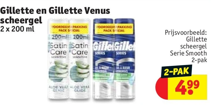 Gillette en Gillette Venus scheergel