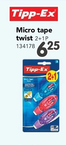 Micro tape twist 2+1P