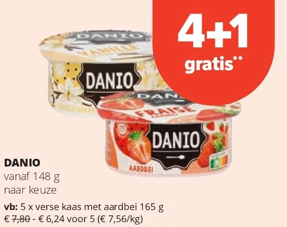 DANIO vanaf 148 g