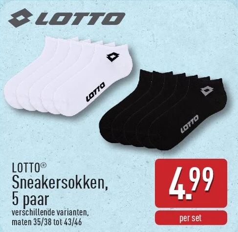 Sneakersokken, 5paar