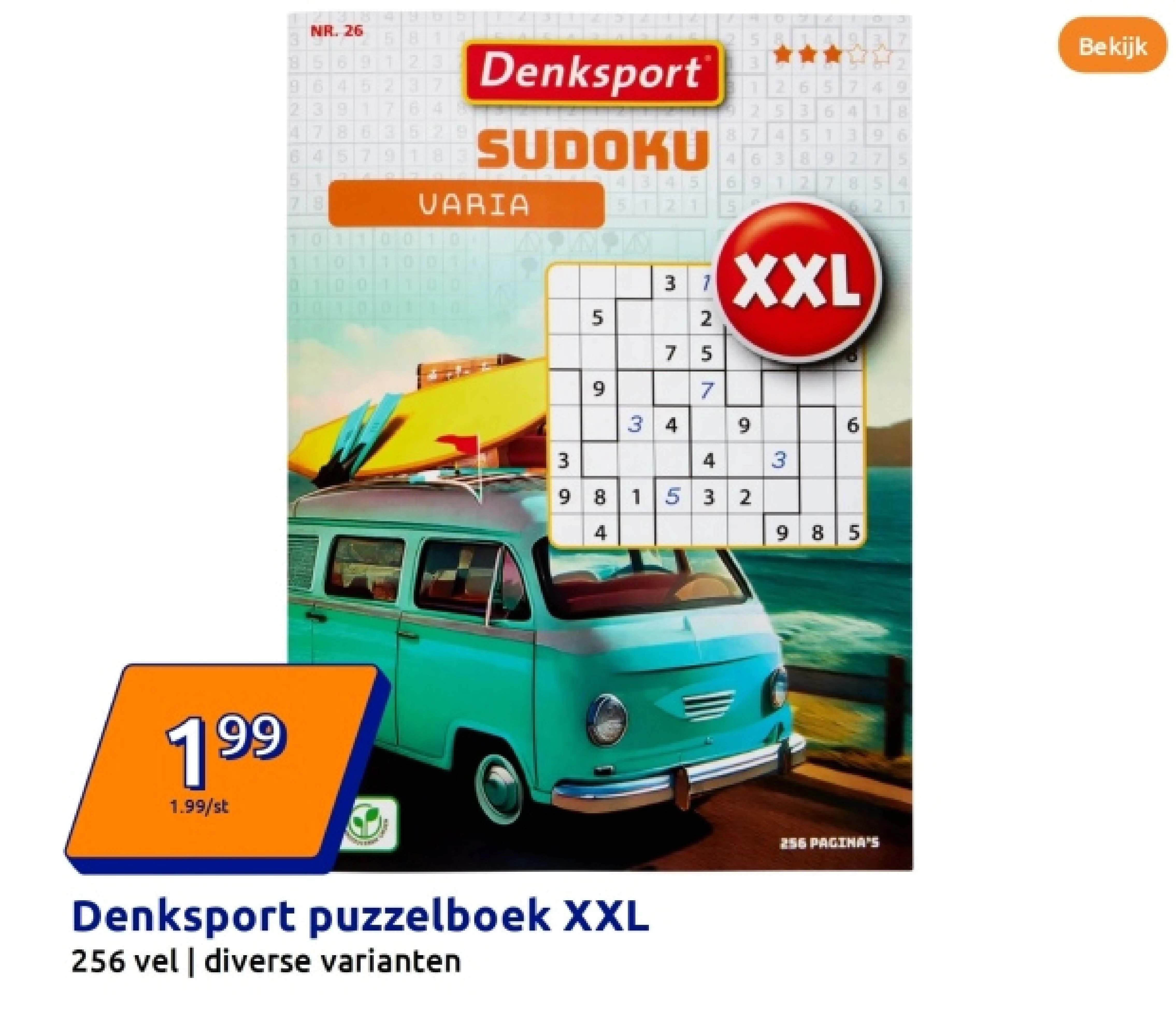 Denksport puzzelboek XXL