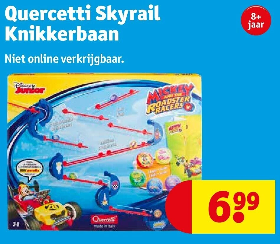 Quercetti Skyrail Knikkerbaan