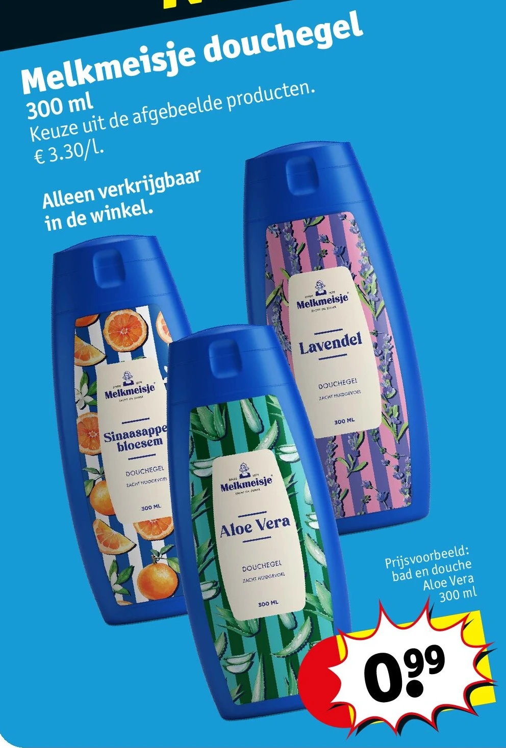 Melkmeisje douchegel