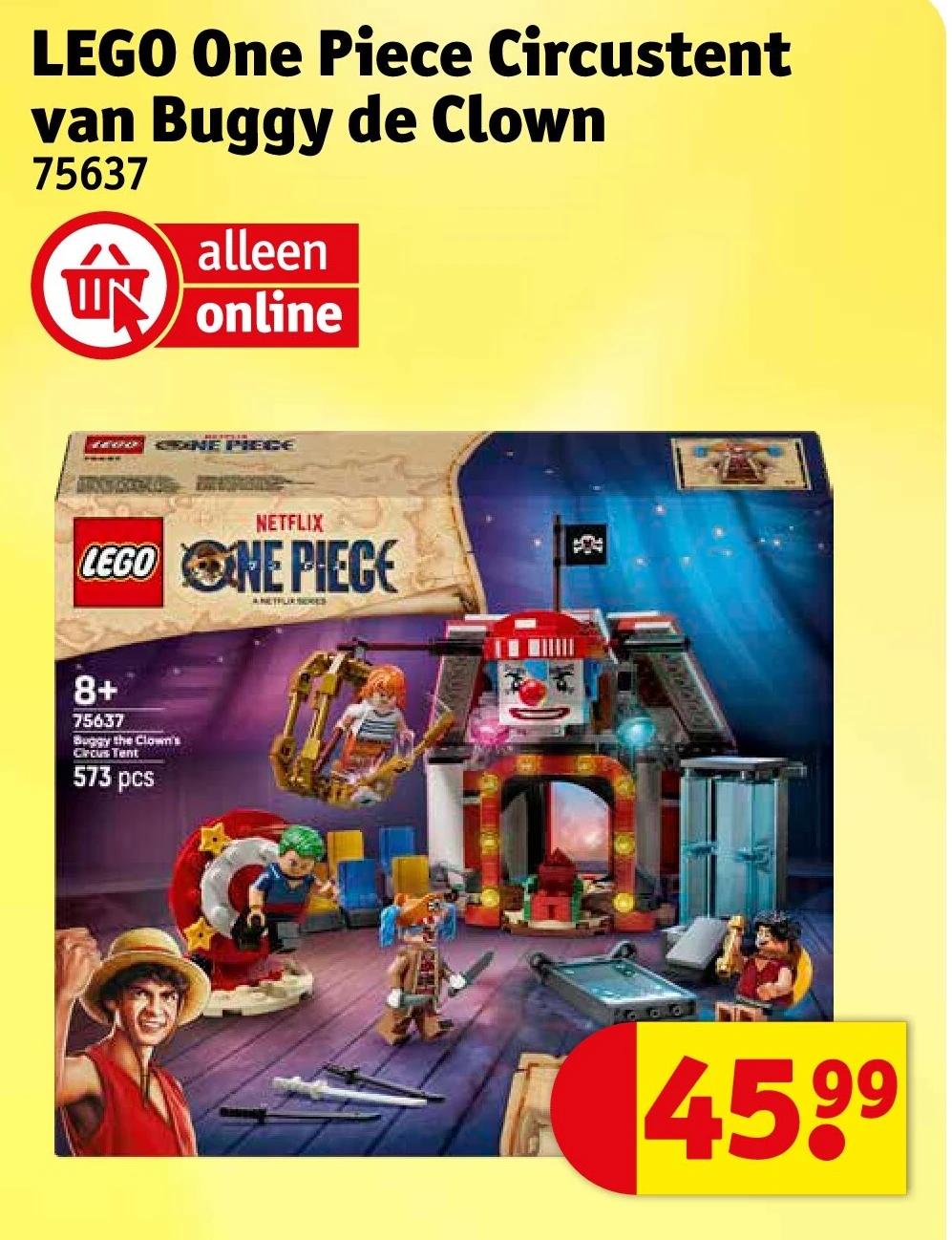 LEGO One Piece Circustent van Buggy de Clown