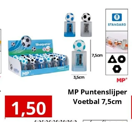 MP Puntenslijper Voetbal 7,5cm