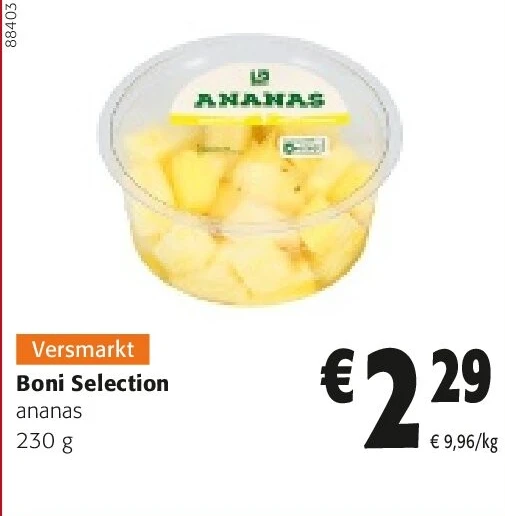 Boni Selection ananas 230 g