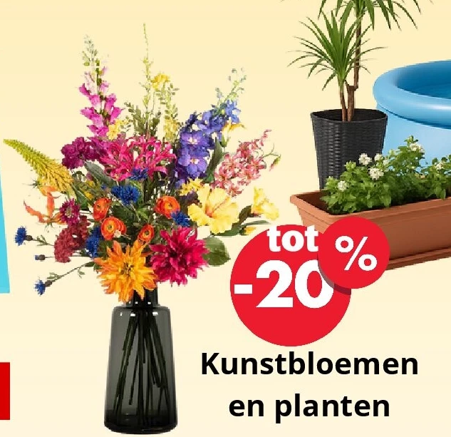 Kunstbloemen en planten