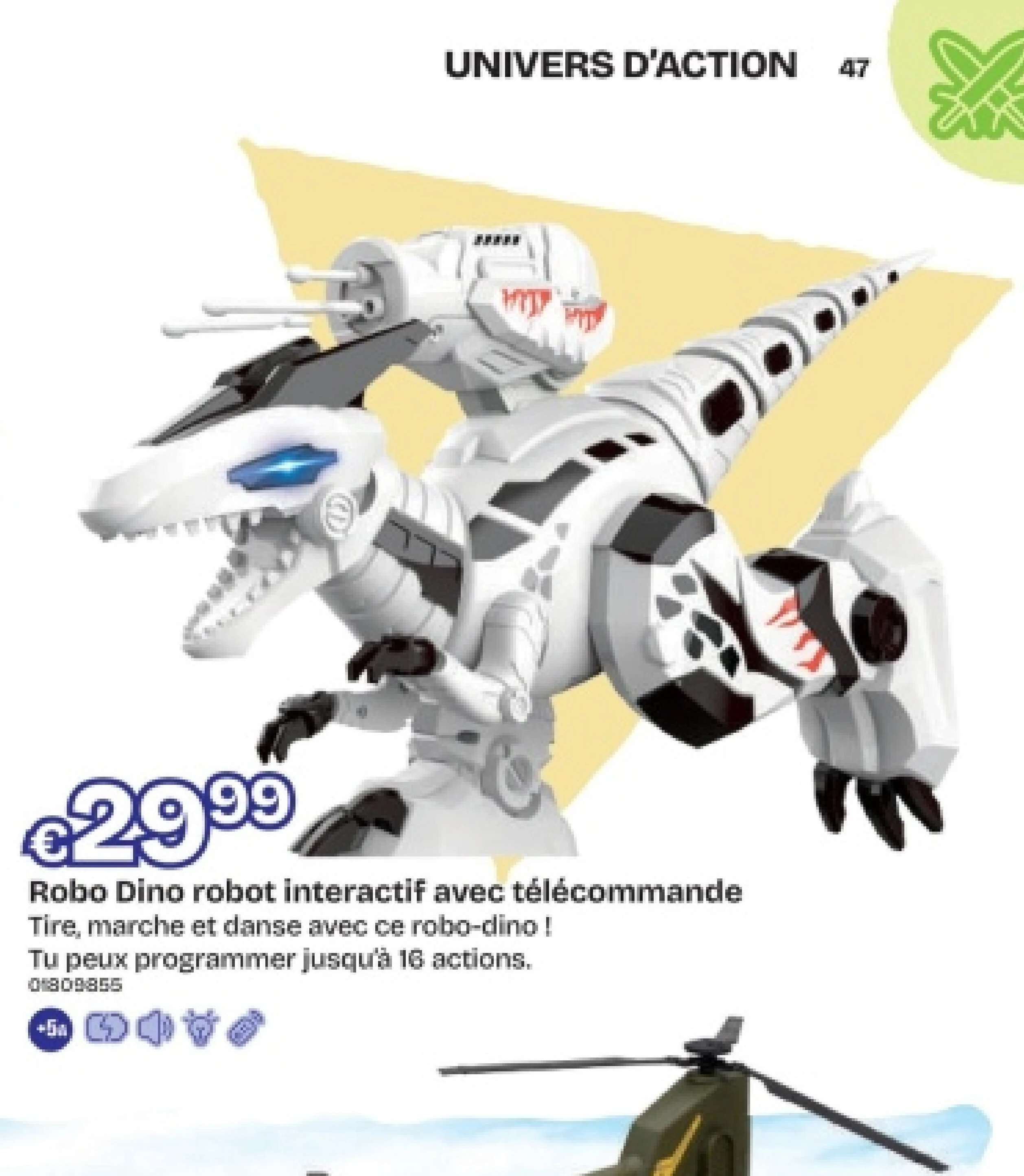 Robo Dino robot interactif avec télécommande