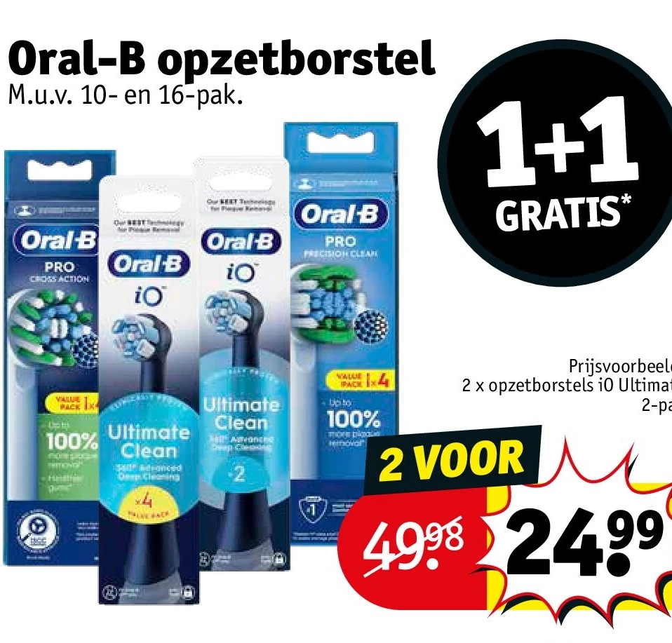 Oral-B opzetborstel