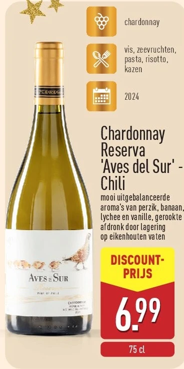 Chardonnay Reserva 'Aves del Sur' - Chili