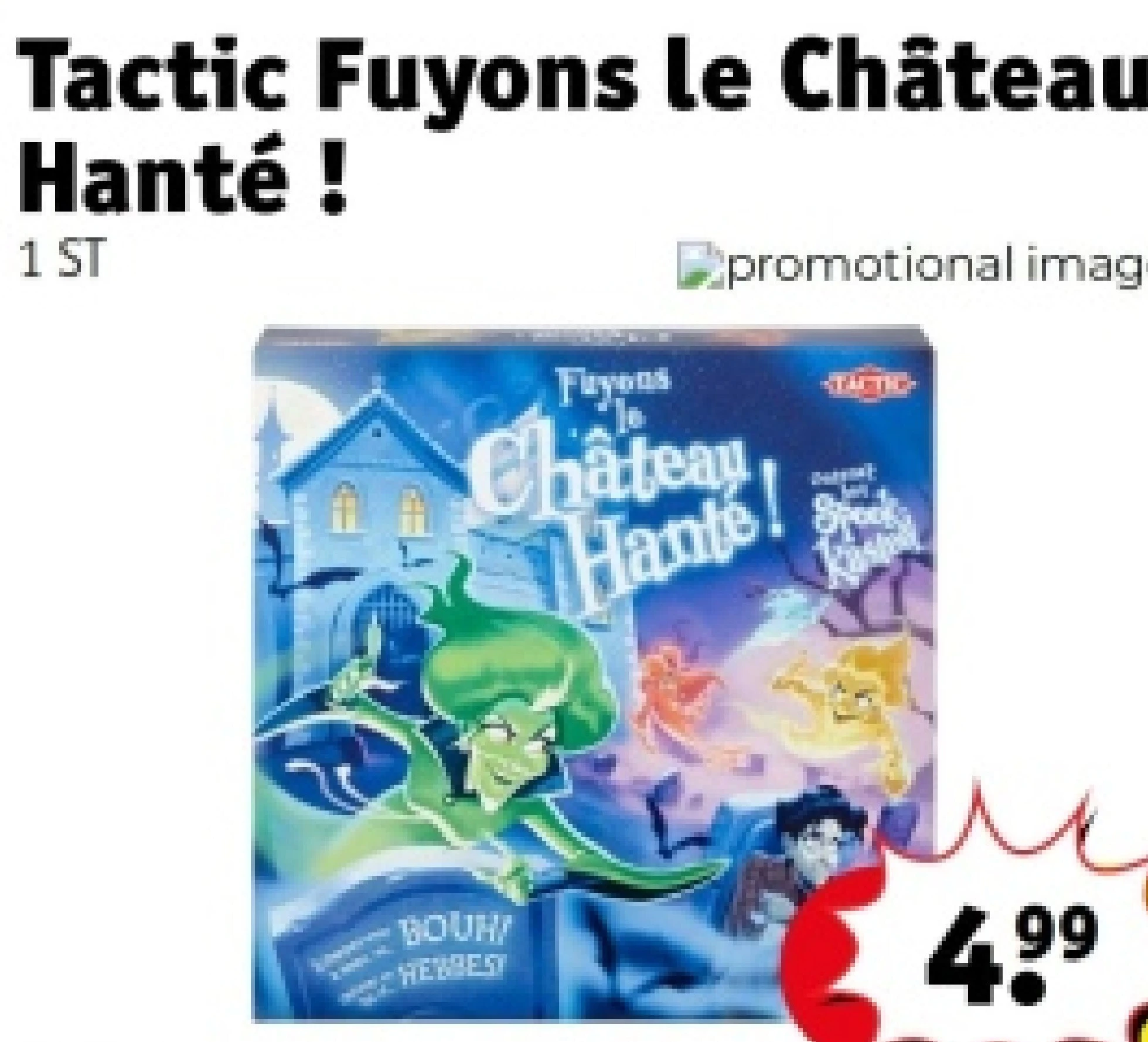 Tactic Fuyons le Château Hanté!