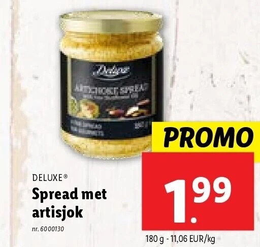 Spread met artisjok