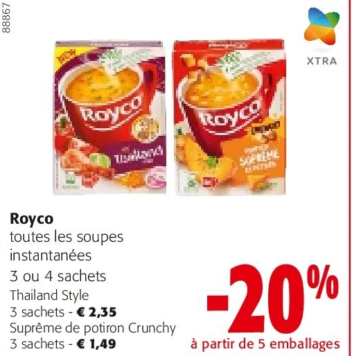 Royco Thailand Style 3 sachets