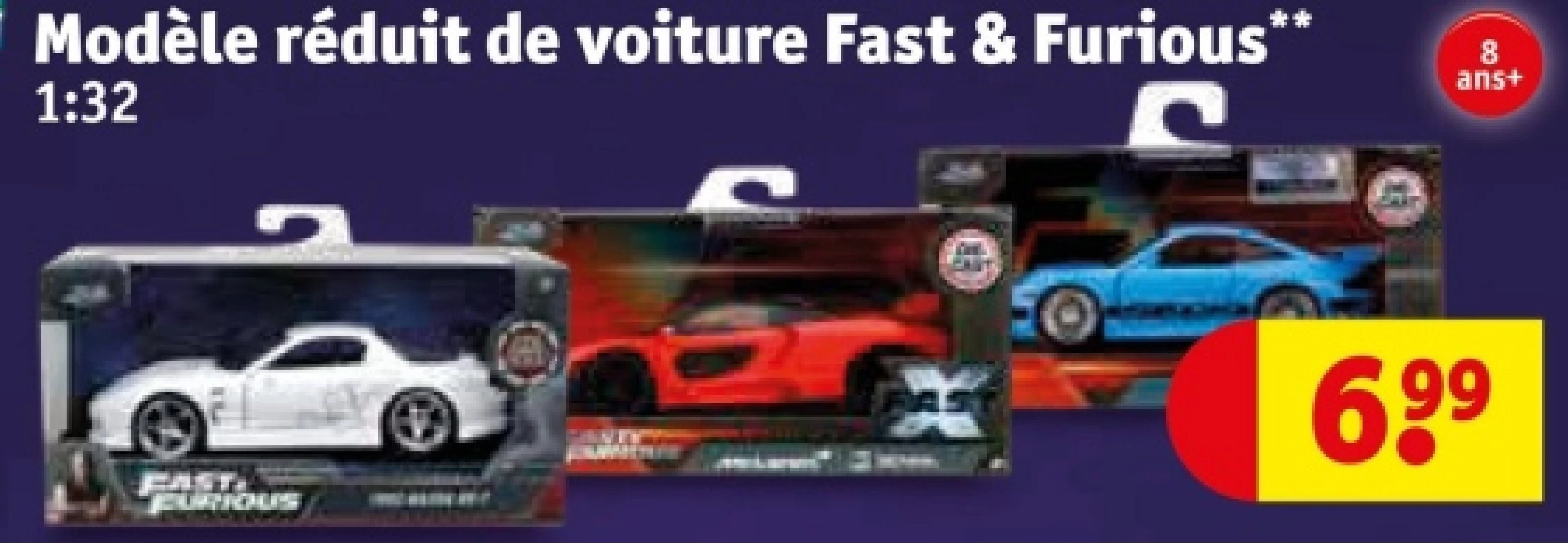 Modèle réduit de voiture Fast & Furious** 1:32