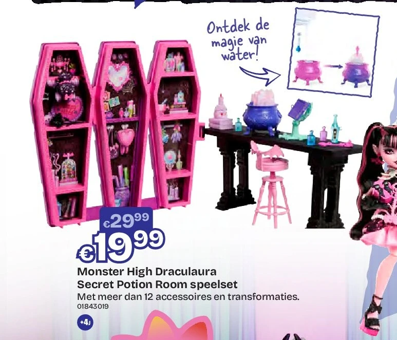 Monster High Draculaura Secret Potion Room speelset