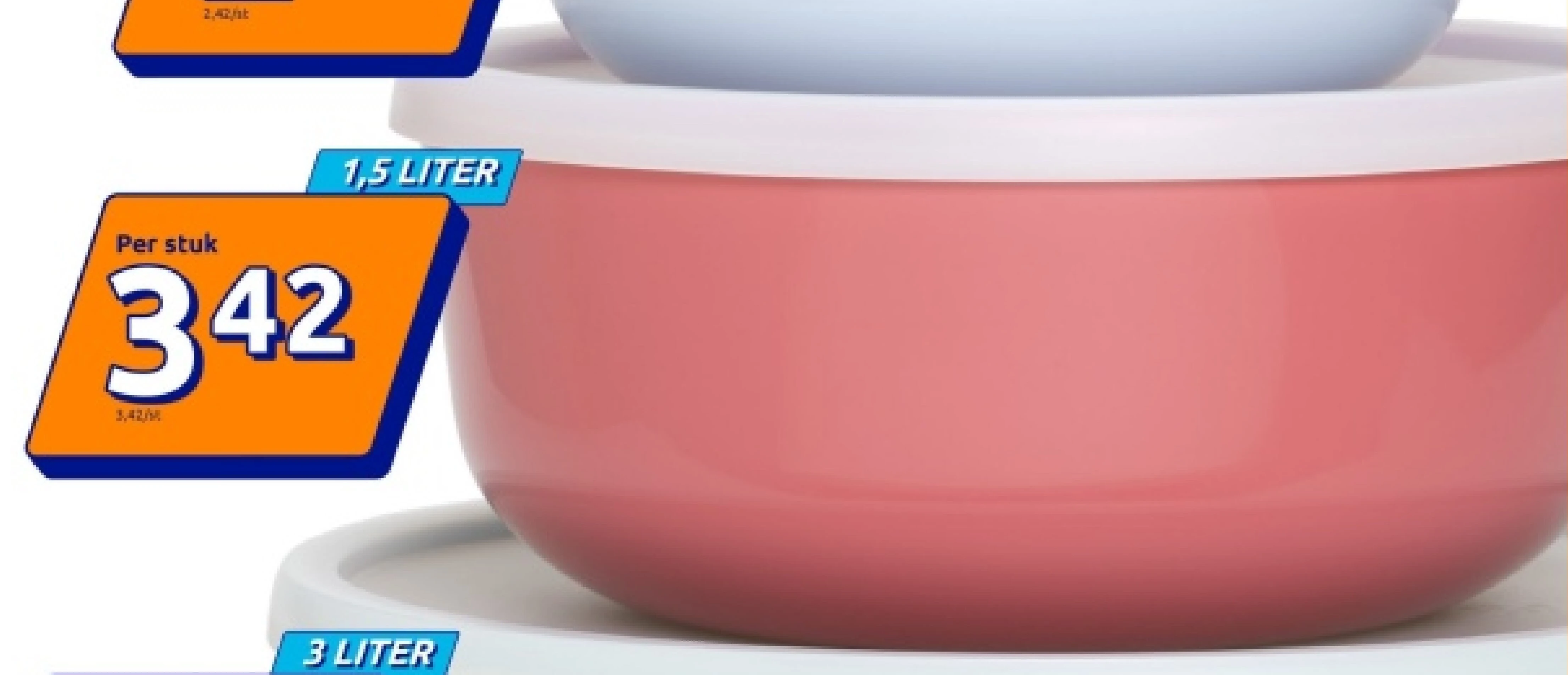 Mepal vershoudbakjes 1,5 LITER