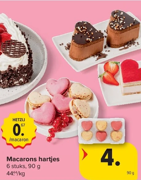 Macarons hartjes