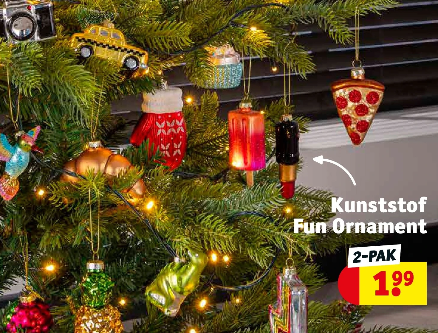 Kunststof Fun Ornament