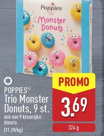 Trio Monster Donuts, 9st.