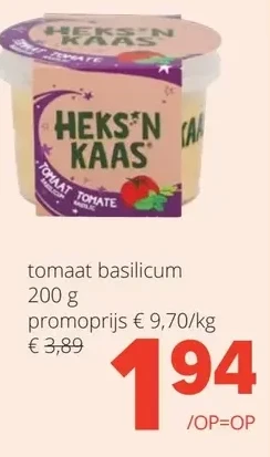 HEKS'NKAAS tomaat basilicum 200 g