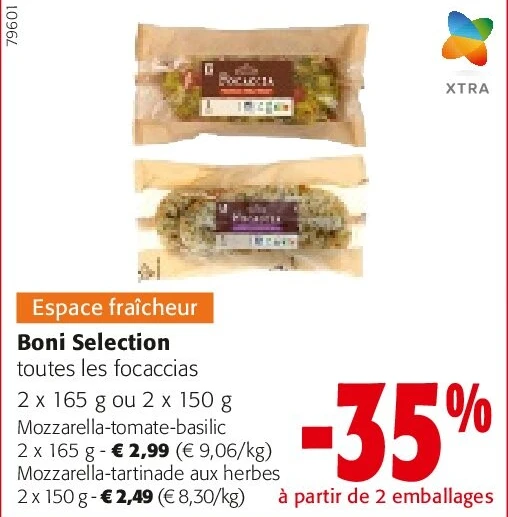 Mozzarella-tomate-basilic 2 x 165 g