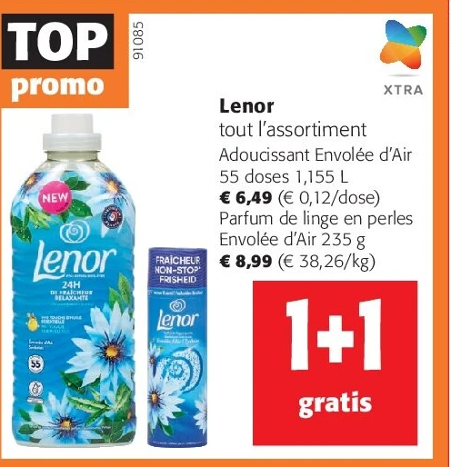 Adoucissant Envolée d’Air 55 doses 1,155 L