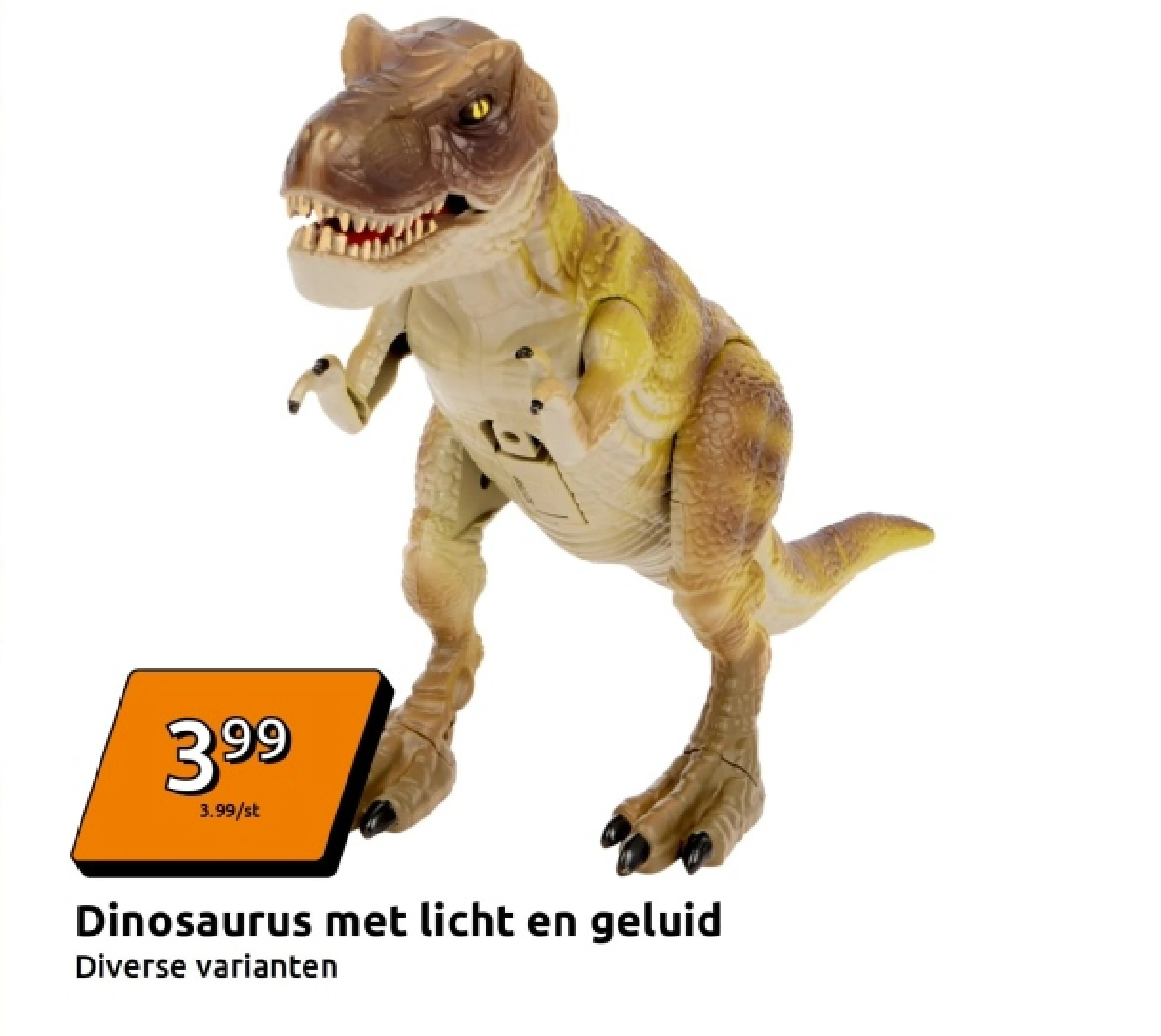 Dinosaurus met licht en geluid