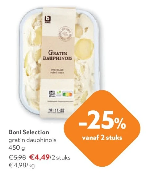 Boni Selection gratin dauphinois 450 g