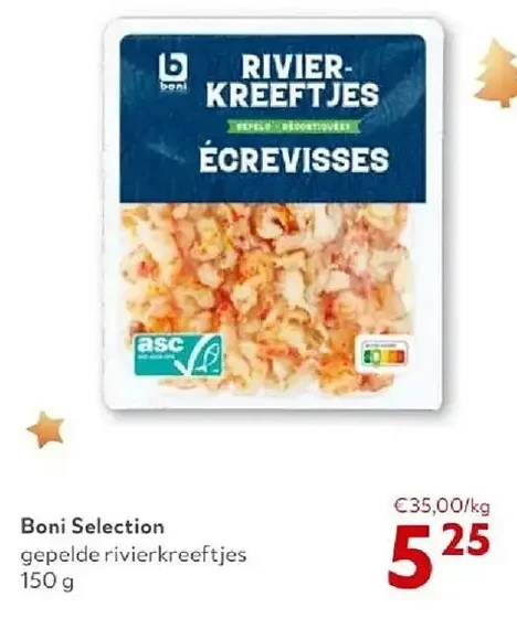 Boni Selection gepelde rivierkreeftjes 150 g