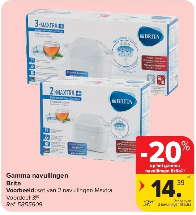 Gamma navullingen Brita