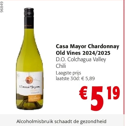 Casa Mayor Chardonnay Old Vines 2024/2025