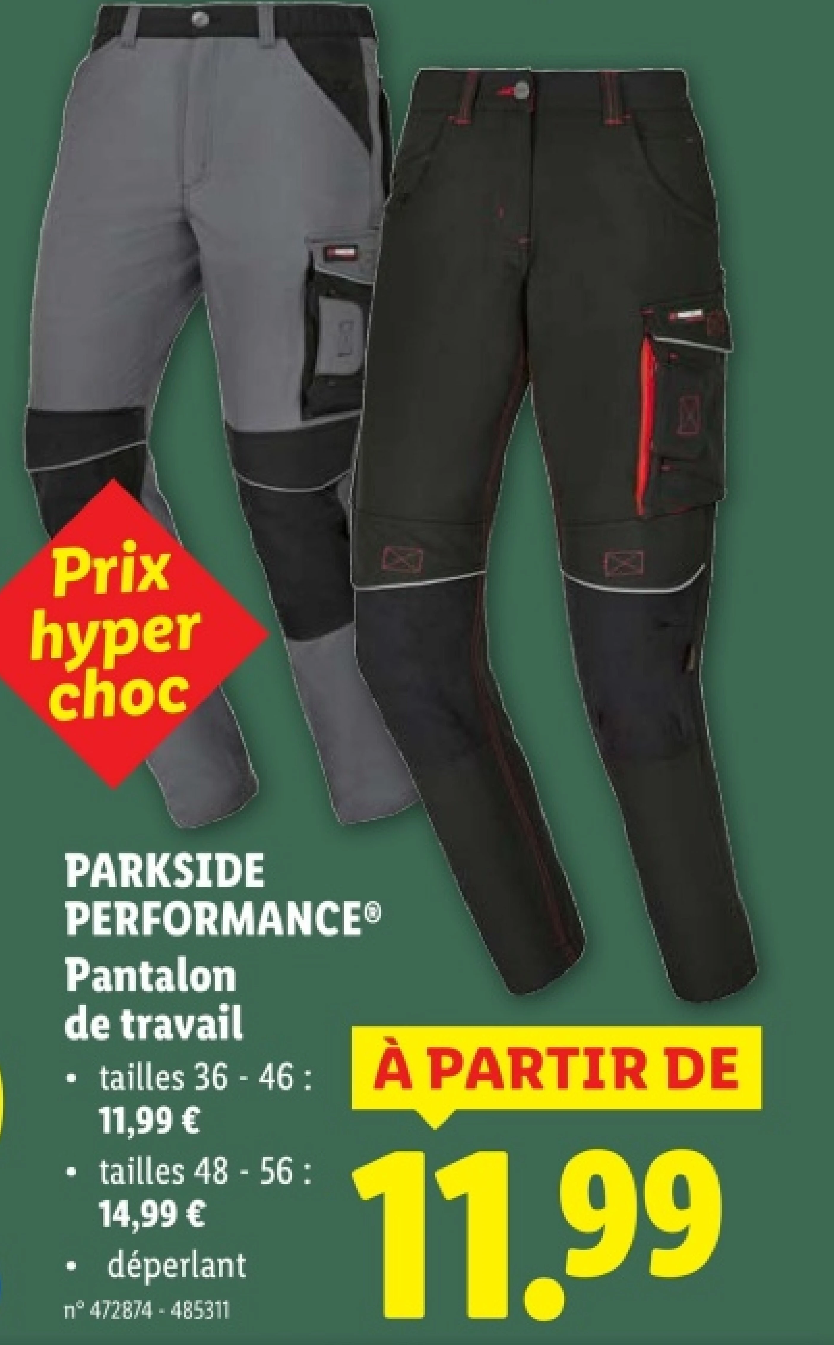 Pantalon de travail