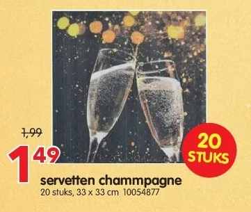 servetten chammpagne