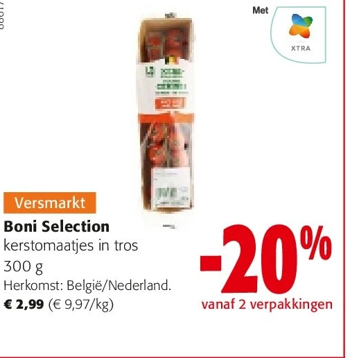 Boni Selection kerstomaatjes in tros 300 g