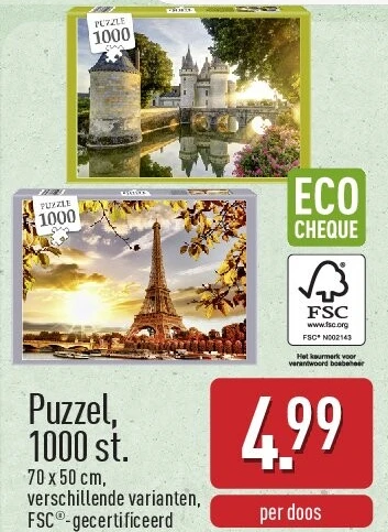 Puzzel, 1000st.
