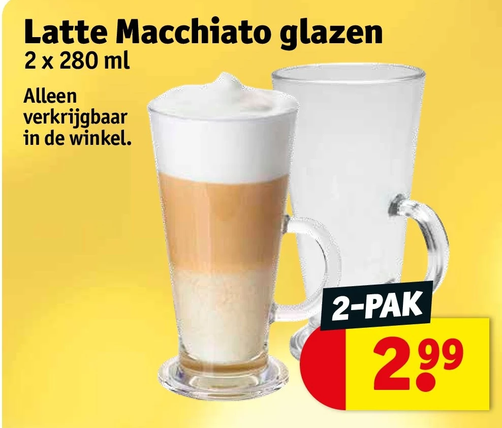 Latte Macchiato glazen