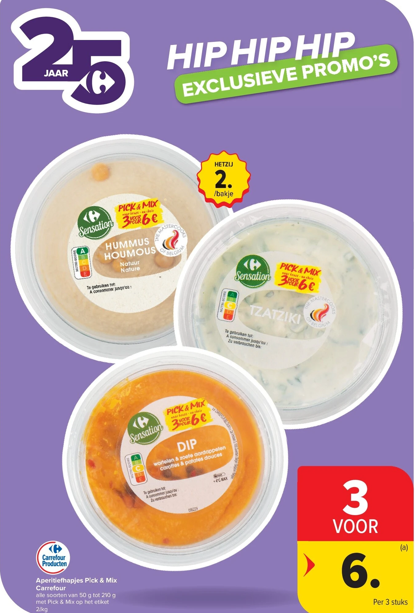 Aperitiefhapjes Pick & Mix Carrefour