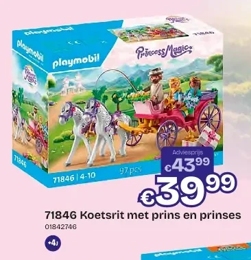 71846 Koetsrit met prins en prinses