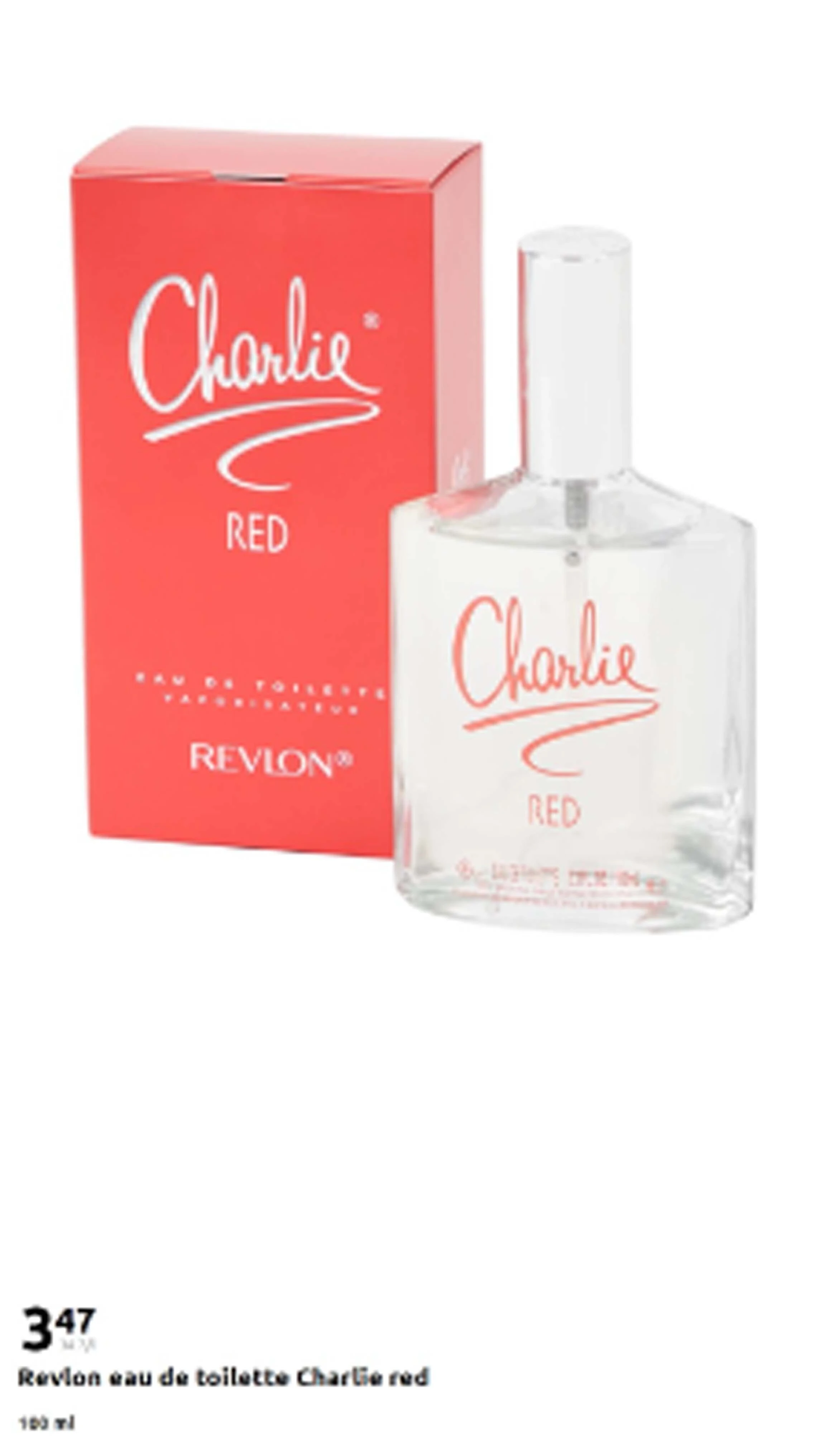 Revlon eau de toilette Charlie red
