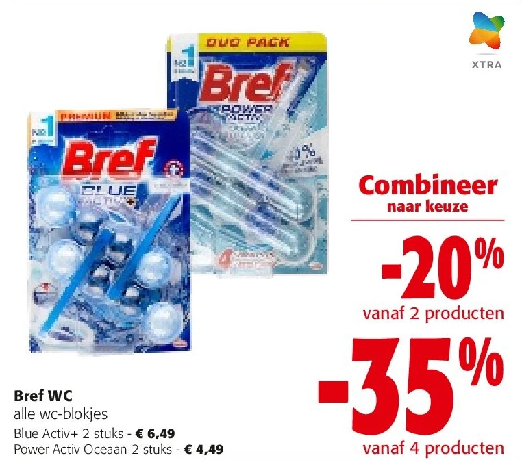Bref WC Blue Activ+ 2 stuks