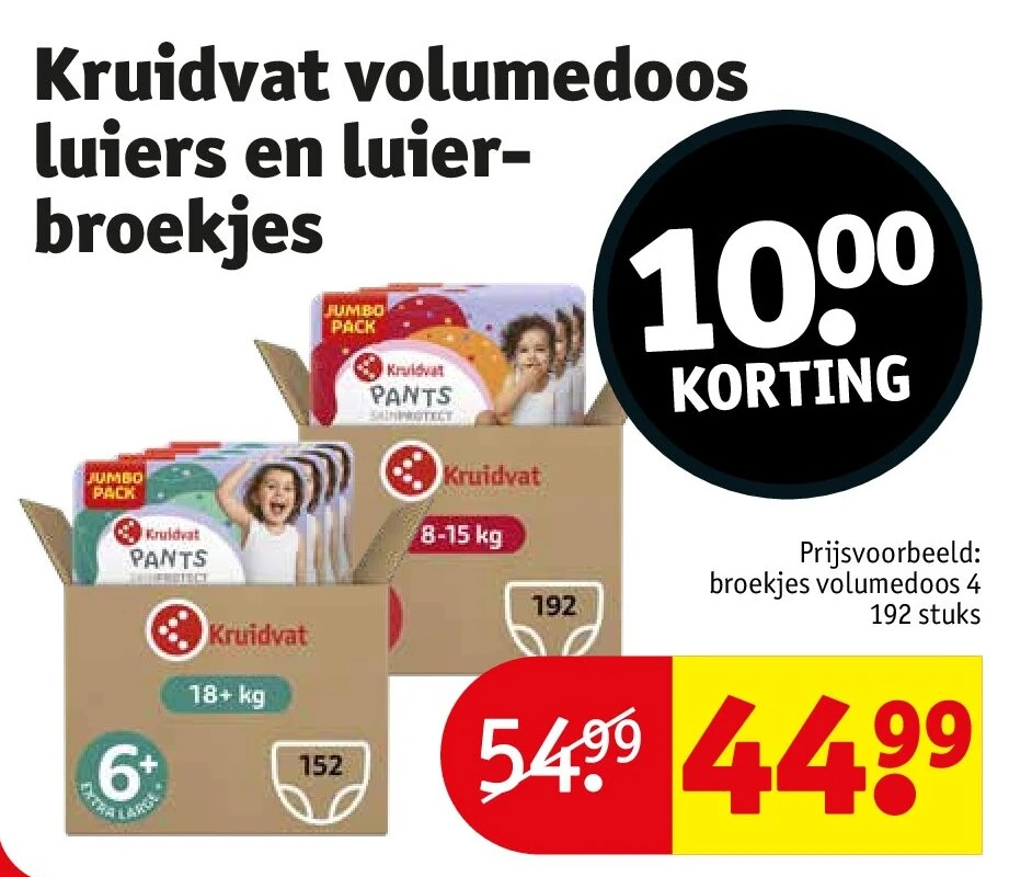 Kruidvat volumedoos luiers en luierbroekjes