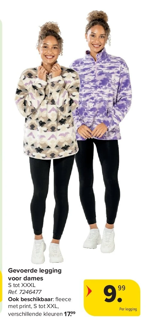 Gevoerde legging voor dames