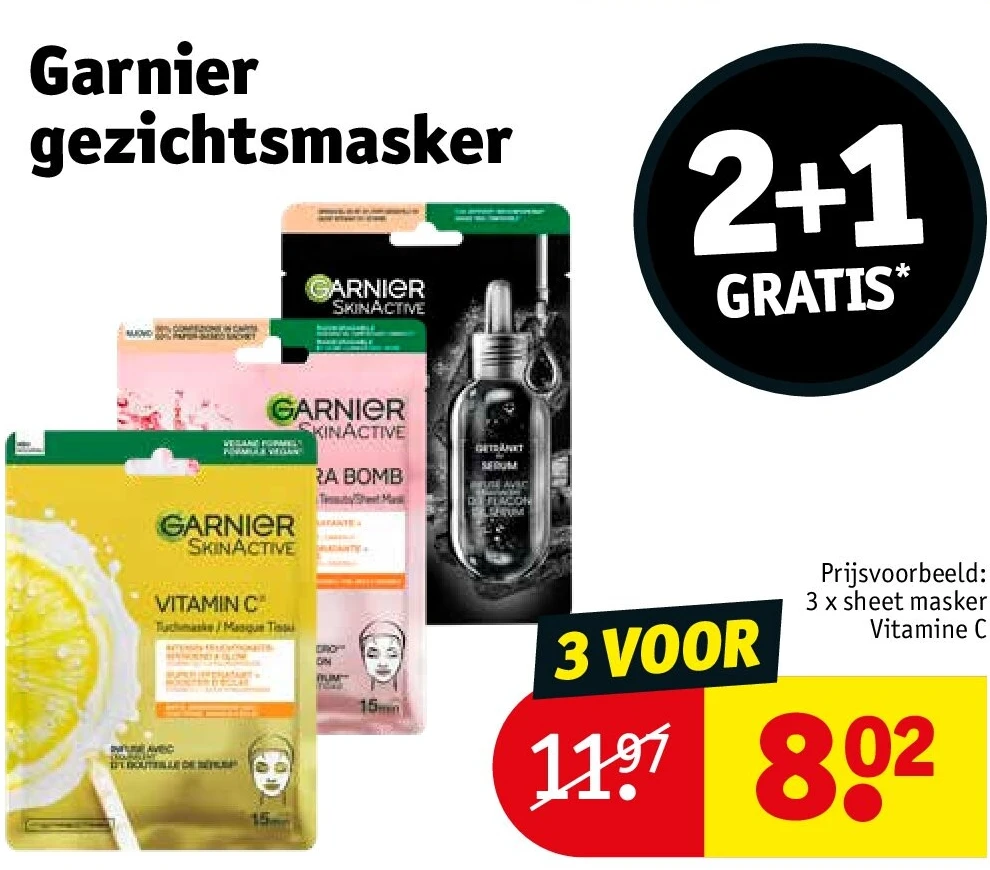 Garnier gezichtsmasker