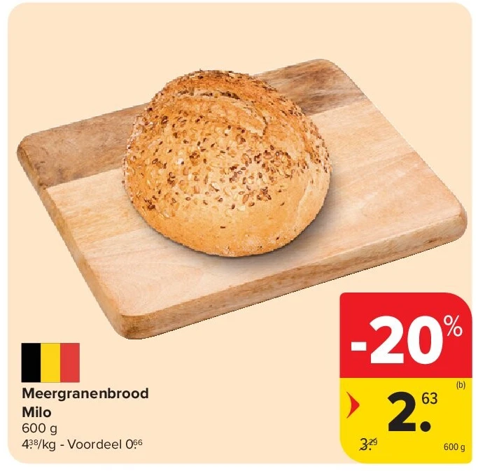 Meergranenbrood Milo