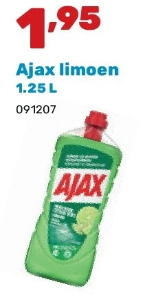 Ajax limoen 1.25 L
