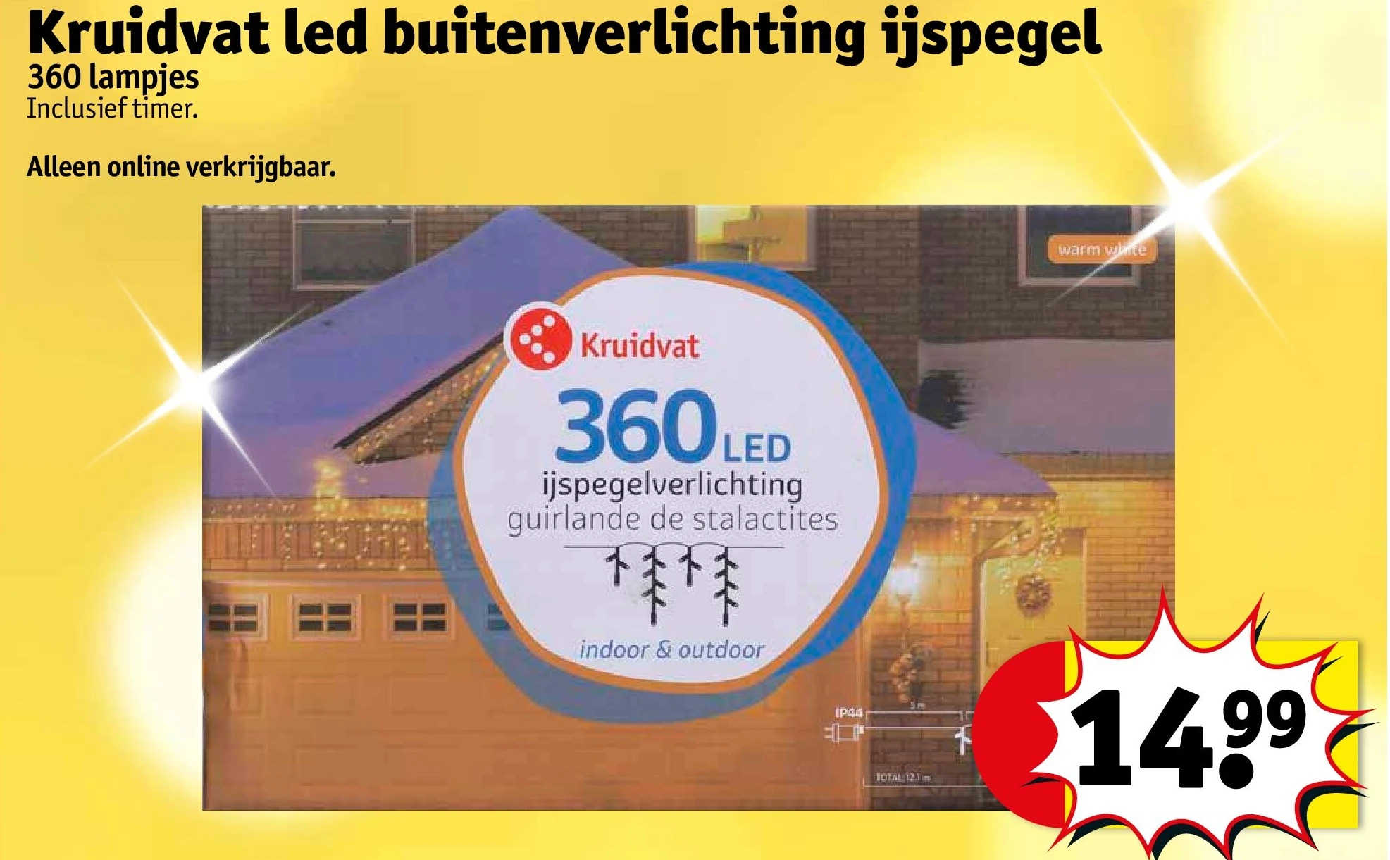 Kruidvat led buitenverlichting ijspegel
